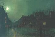 Atkinson Grimshaw View of Heath Street by Night china oil painting reproduction